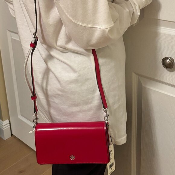 Tory Burch Emerson Patent Mini Crossbody - Picture 2 of 12